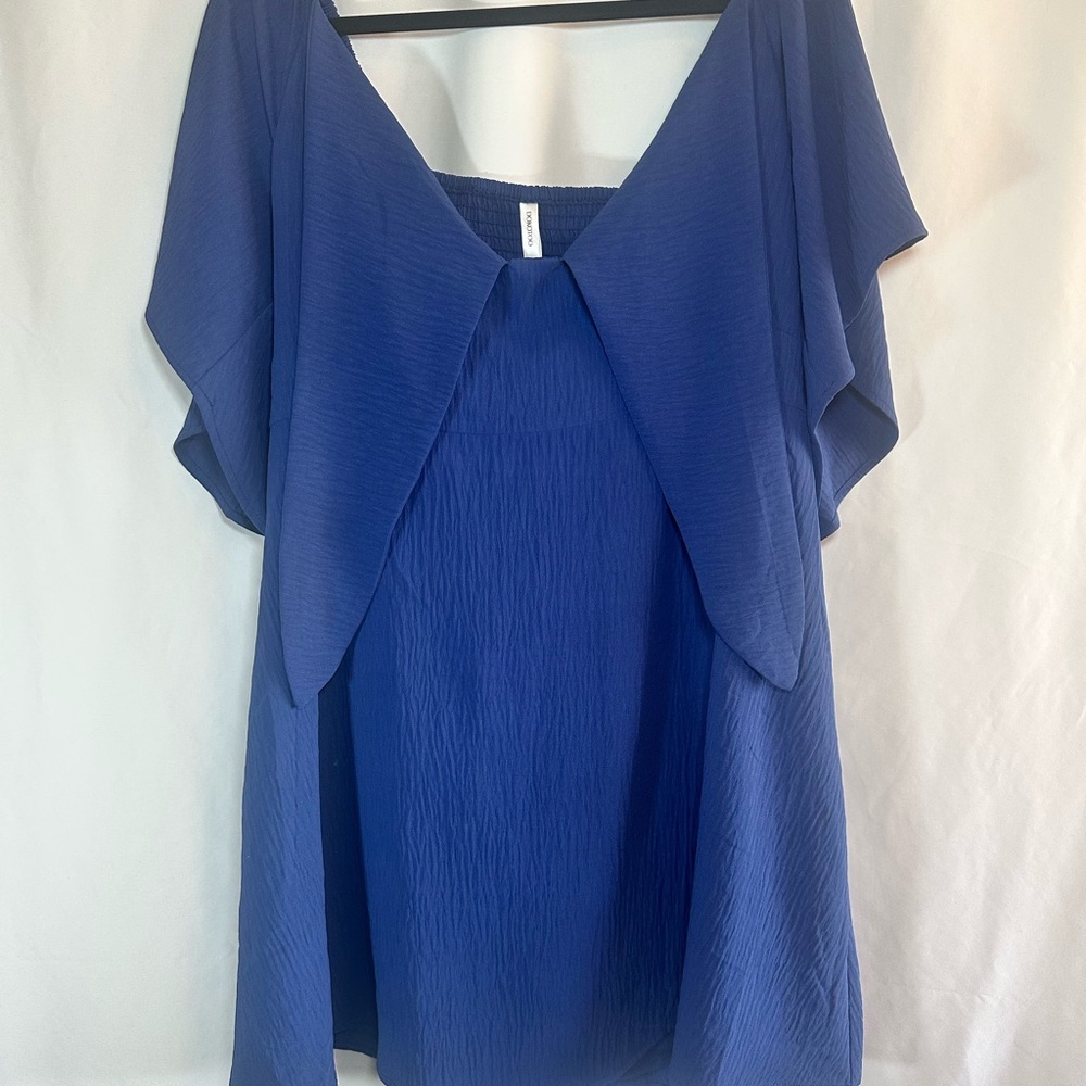 Elegant Blue Dokotto XL Women's Dress